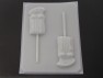 222sp Grumpy Man in Can Chocolate or Hard Candy Lollipop Mold